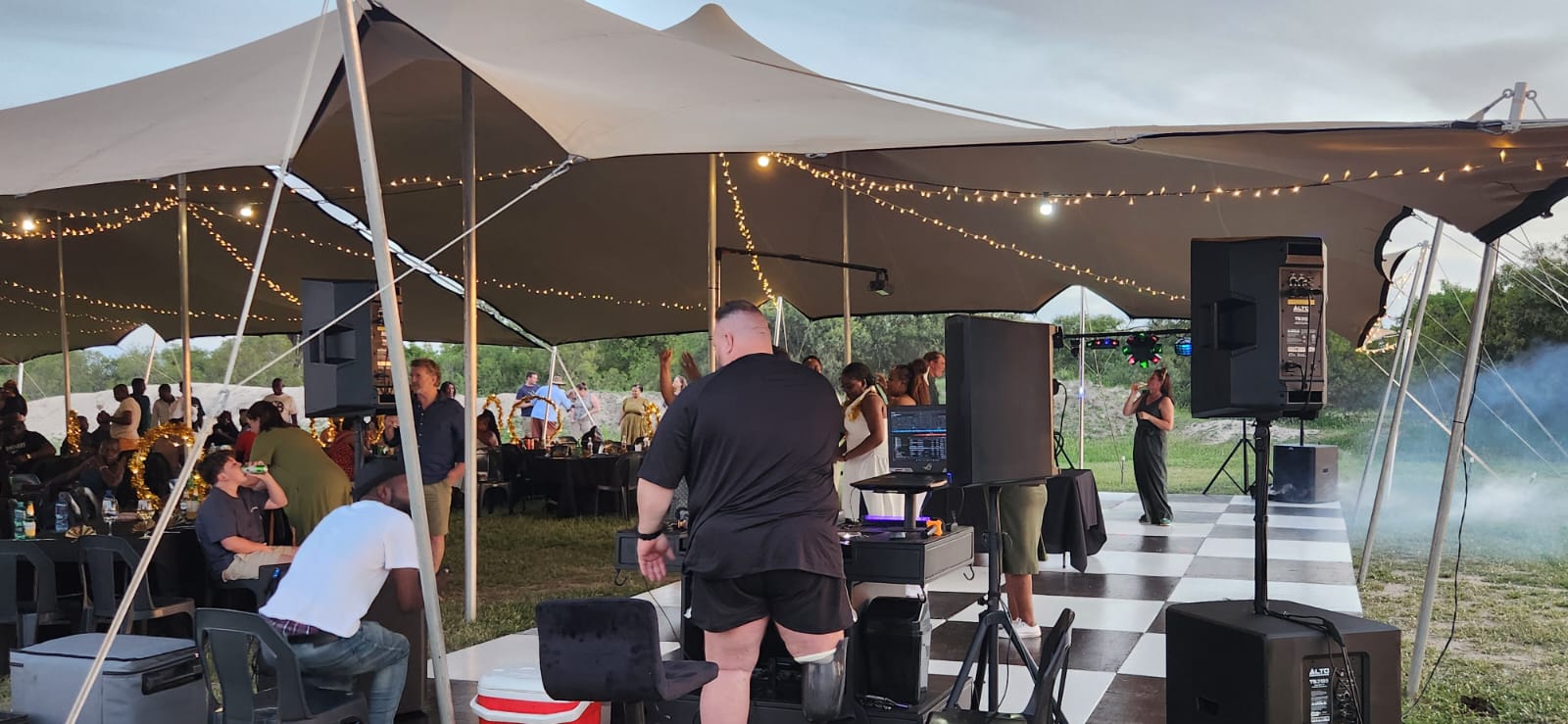 DJ setup at a Lowveld event